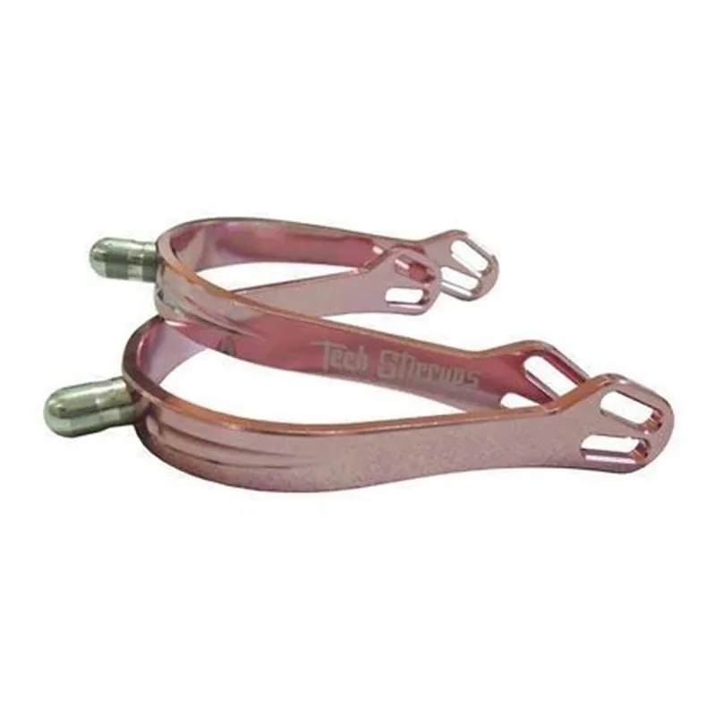 Tech Stirrups Milan Aluminium Spurs - Pink